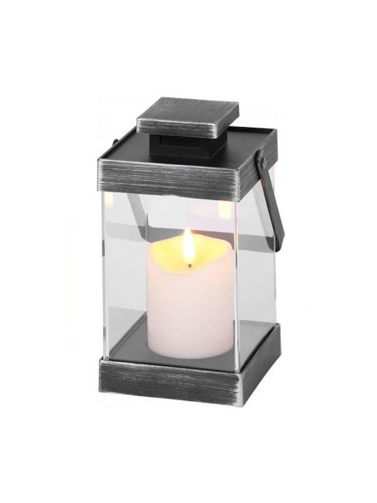 Strend Pro Lanternă Retro Led Patină Gri 3xAAA Plastic 10x18.5 Cm