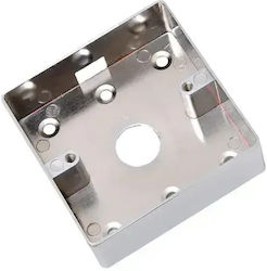 Carcasă pentru buton de ieșire pentru control acces Mentor Acs048 montaj aparent zinc finisaj cromat 86x86x35mm