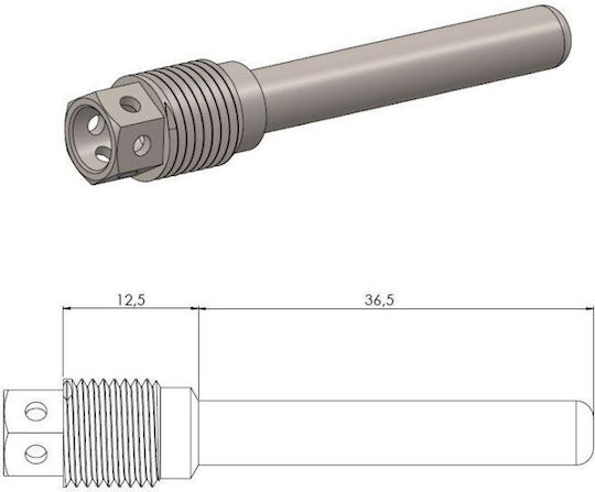 Race Drilled Brake Pin Moto-master 213123