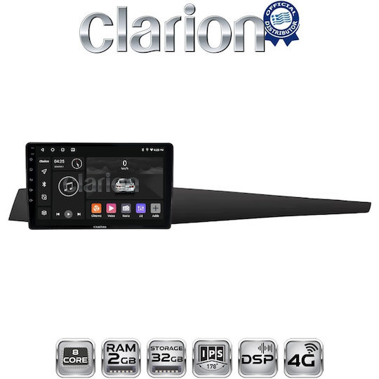 Clarion Clarion Gl71348 Екран OEM Мултимедия Автомобилни Аудио Системи Renault Laguna 3 2008 > 2015 CarPlay AndroidAuto BT GPS WiFi ElectricLife