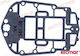 Уплътнение на двигател Johnson Evinrude V4 344386
