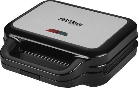 Kraft & Dele Sandwich-Maker mit Herausnehmbare Keramikplatten für 2 Toasts 1500W