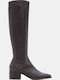 Damenstiefel mit Mittelhohem Absatz Braun