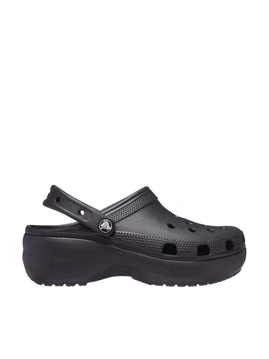 Crocs Classic Platform Дамски сабо Черни