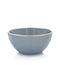 Duka Round Green Ceramic Serving Bowl