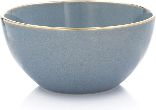 Duka Round Green Ceramic Serving Bowl