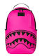 Sprayground Ghiozdan de Spate Pentru Școala Gimnazială - Liceu Shark Central Wht Stencil Shark Pink Nylon