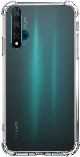 Husă Shockproof Huawei Nova 5T Transparent Silicon Anti-șoc Colțuri Plastic Back Ishield Clear
