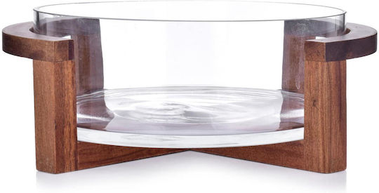 Duka Salatschüssel Glas Braun