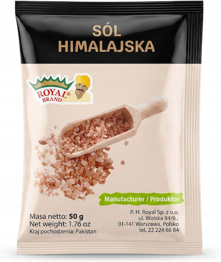 Розова Сол Хималаи Хранителна 50 G Плик Royal Brand