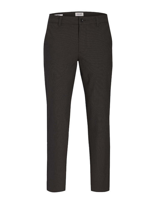 Jack & Jones Ανδρικό Παντελόνι Chino Καφέ
