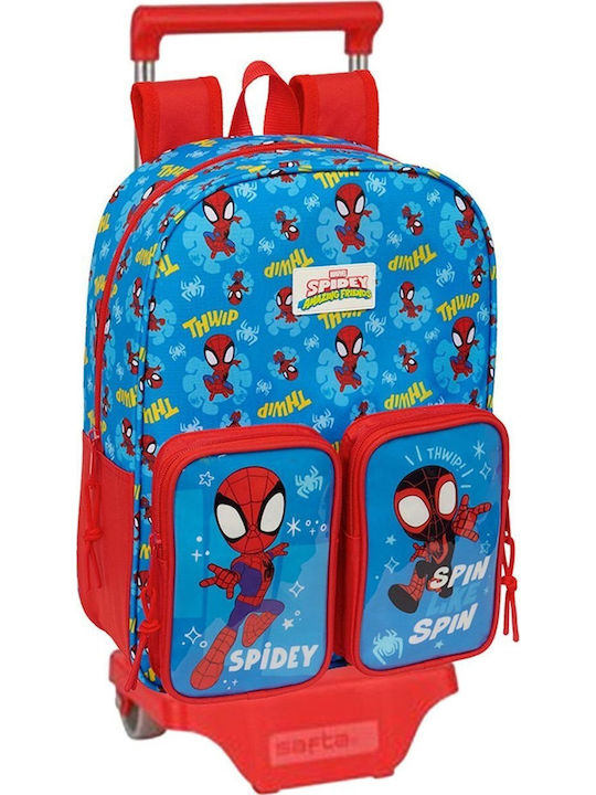 Safta Spidey Spiderman Troler Albastru Safta Spidey Spiderman Troler Albastru