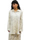 Long Sleeve Women's Shirt Ecru