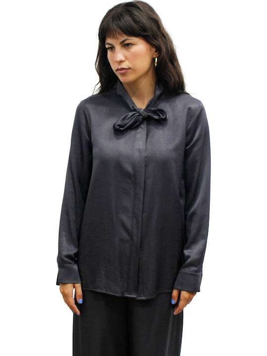 Long Sleeve Women's Shirt Dark Grey