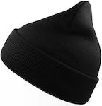 Atlantis Beanie Unisex Căciulă Tricotată Neagră
