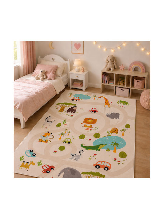 Saray Home Happy Rug Runner Powder 80x150cm