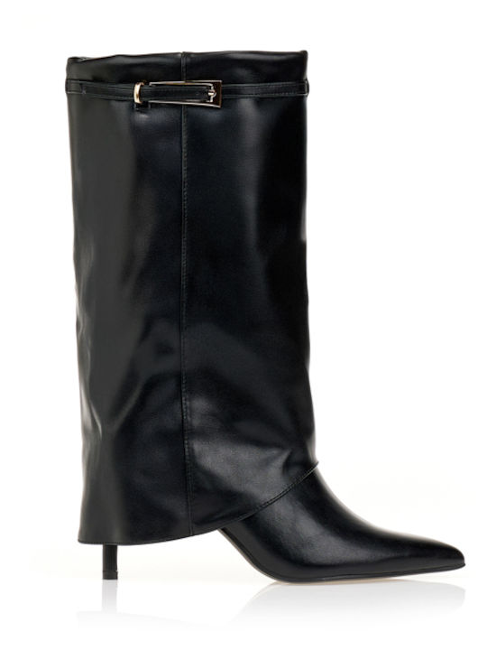 Damenstiefel mit Hohem Absatz Schwarz