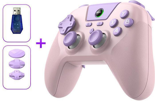 BSP G3 with Receiver Wireless & Wired Gamepad for Android / PC / PS4 / Switch / iOS Pink