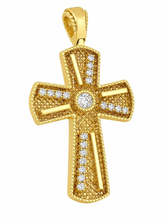 Senzio Belibasakis Women’s Gold Cross 9K Without Chain