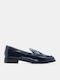 Damen Mokassins in Marineblaue Farbe