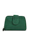 Leder Damenbrieftasche Grün