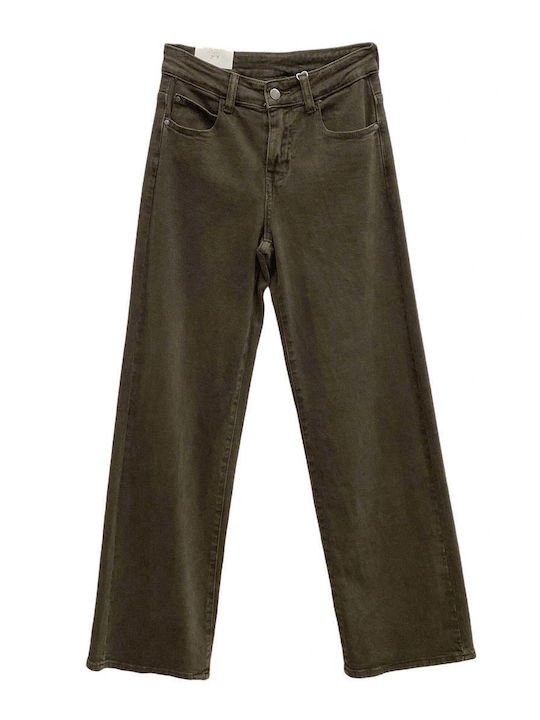 Pantaloni Jean de damă cu talie înaltă Maro