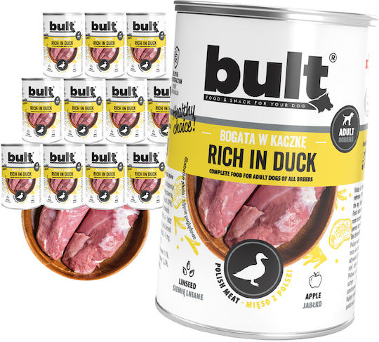 Bult Nasses Hundefutter Dose Mit Ente 12x400gr