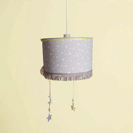 Single-Light Kids Ceiling Hanging Light with E27 Socket 35x20cm