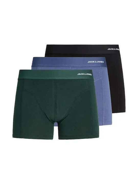 Jack & Jones Men's Green Boxers 3Pack