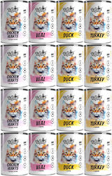 TufTuf TufTuf Nasses Katzenfutter Dose Mit Türkei, Ente Und Huhn 12x400gr TufTuf TufTuf Nasses Katzenfutter Dose Mit Türkei, Ente Und Huhn 12x400gr