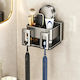 Toothbrush Support Base Plastic with Suction Cup Grey 4894495885305