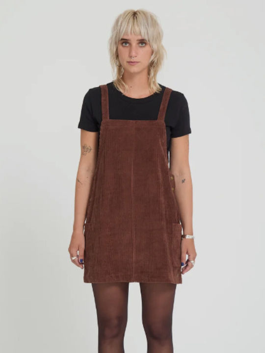Mini Κομπινεζόν Φόρεμα Tobacco Brown