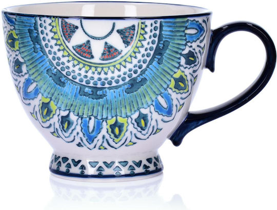Duka Φλιτζάνι Καφέ Κεραμικό Μπλε 400ml