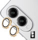 Galaxy Z Fold8 5g Enkay Hat-prince 9h Rear Camera Lens Glitter Aluminium Alloy Tempered Glass Film Golden