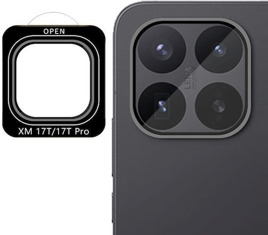 Xiaomi 17t 17t Pro 5g Kalebol No Flicker Ultra-thin Individual Camera Lens Tempered Glass Film Black