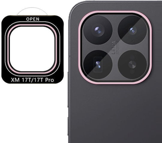 Xiaomi 17t 17t Pro 5g Kalebol No Flicker Ultra-thin Individual Camera Lens Tempered Glass Film Pink