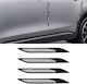 Air Duct Hood Air Sticker Car Decoration 4 Pieces Set White