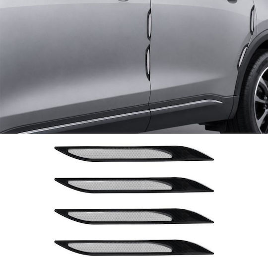 Air Duct Hood Air Sticker Car Decoration 4 Pieces Set White
