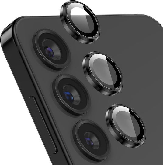 Protecție metalică pentru camera Samsung S24 Onyx Black OEM
