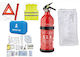 Car Emergency Kit First Aid Kit Din-13164:2022 Powder Fire Extinguisher 1kg Warning Triangle & Reflective Vest