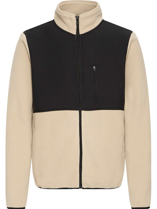 Blend Ανδρική Ζακέτα Fleece Μπεζ Μαυρο