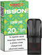 Nobacco Isson Iii E-Zigaretten Ersatzteile in Gelbe Farbe Lemon Lime 20mg