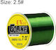 2.5# 500m High Strength Nylon Monofilament Main Fishing Line Green Waterweed