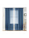 Curtain With Pencil Pleat Dark Blue 100x250cm