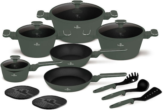 Berlinger Haus Set de Vase de Gătit din Aluminiu cu Acoperire Ceramică 15 Piese