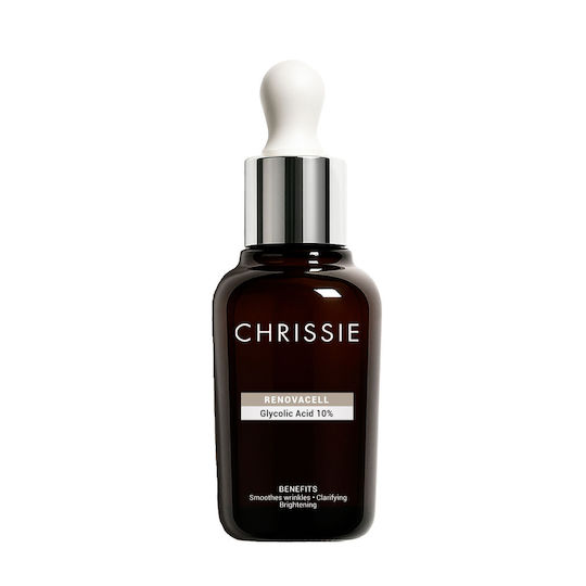 Chrissie Renovacell Glycolsäure 10% Gesichtspeeling 10% Glycolsäure Glanz & Erneuerung 30ml