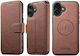 Suteni Q05 Magsafe Wallet Detachable Silicone Case Brown Apple Iphone 17
