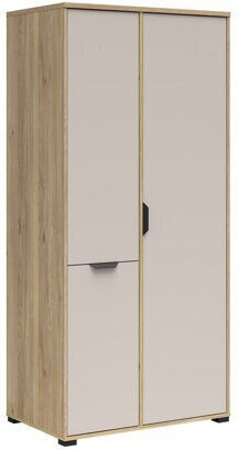 Deldora 106 Double Door Wardrobe with Mirror Cashmere 90x56x193cm