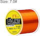 7.0# 500m High Strength Nylon Monofilament Fishing Line Orange