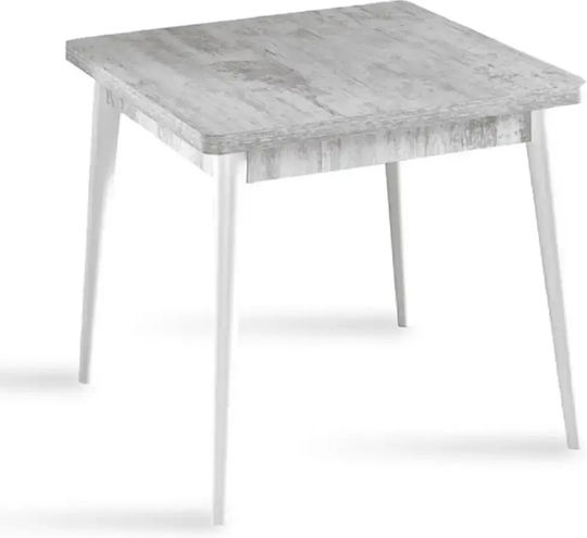 Brigitte Quadratischer Küchentisch Aus Holz 80x80x74cm